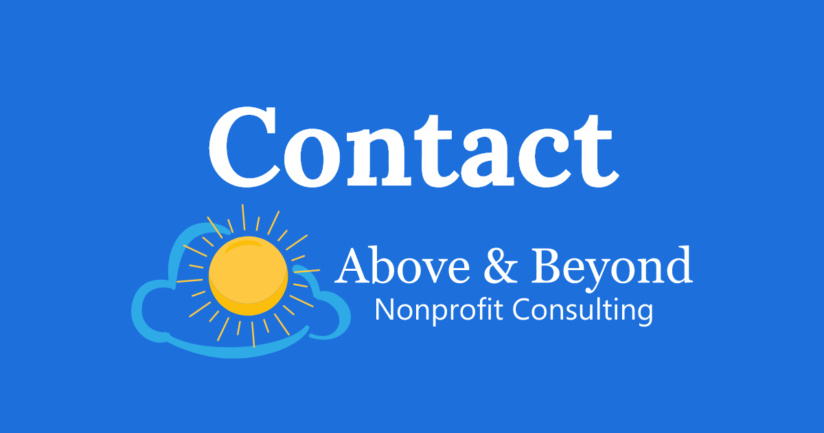 Contact Us | Above & Beyond Nonprofit Consulting - Tulsa, OK